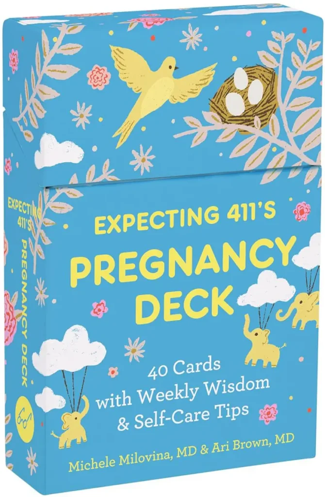 Expecting 411's Pregnancy Deck: 40 Cards with Weekly Wisdom & Self-Care Tips
